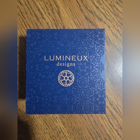 Lumineux Designs Sterling Silver Necklace w/ a 14/16+2 inch Chain + Earrings Set - Picture 2 of 10